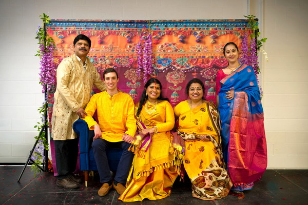 Yagnaseni's Indian-themed baby shower